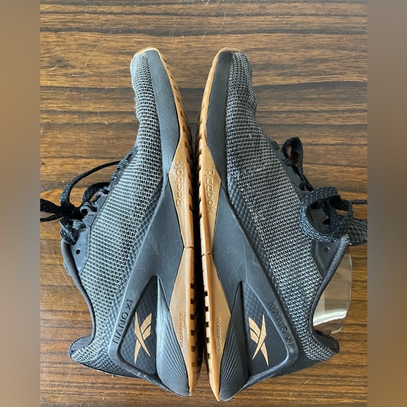 Reebok, women 7, Nano black mesh CrossFit zero drop fitness gym exercise workout - Picture 6 of 10